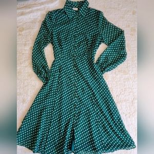 Eva Mendes New York and Company Green dress size 6